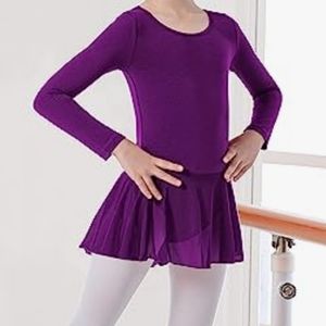 Violet ballet leotard